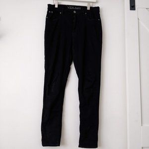Yoga Jeans Black High-rise Skinny